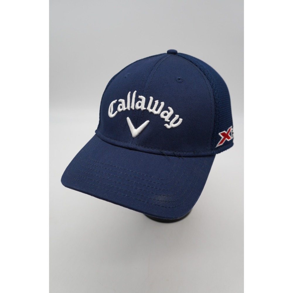 Callaway Odyssey Xshot Hat Baseball Cap Blue Golf Embroidered Logo Medium/Large